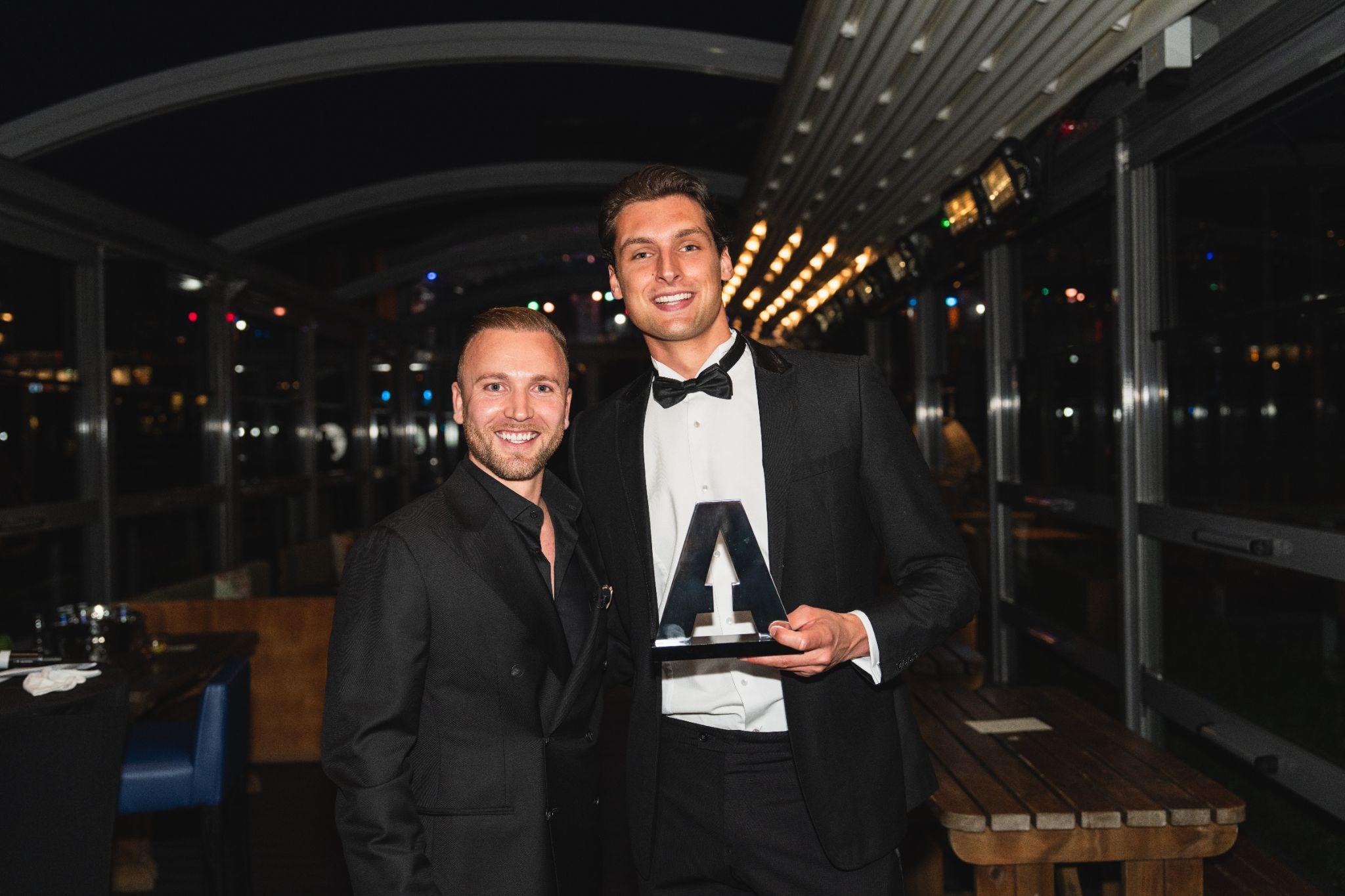 Levi Steede at Affluent Academy Awards with Jordan Platten